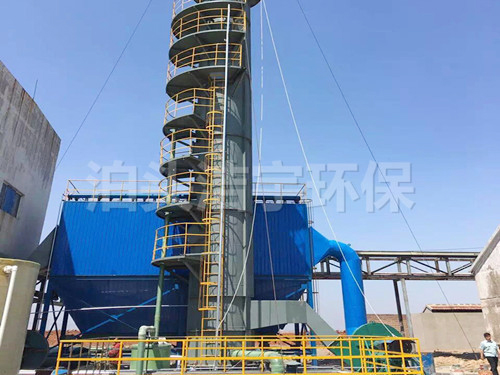 濰坊龍威化工10噸鍋爐布袋除塵、脫硫